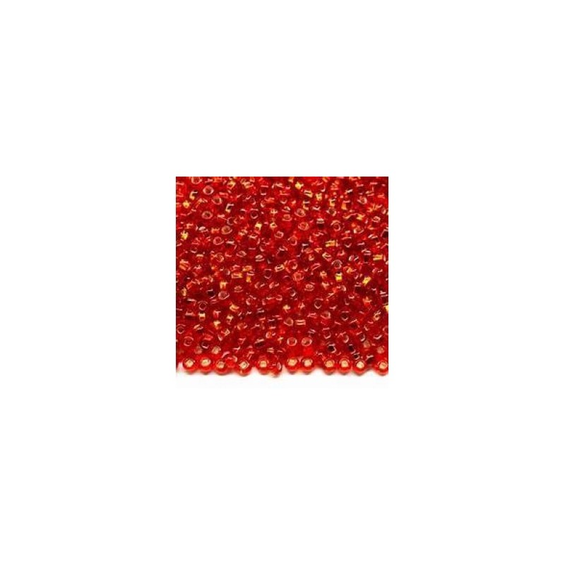 Margele De Nisip Preciosa Ornela 10/0 29001/97050 Silver-Lined Corai Red