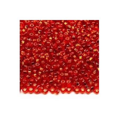 Margele De Nisip Preciosa Ornela 10/0 29001/97050 Silver-Lined Corai Red