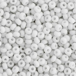 Margele preciosa opaque white 10/0