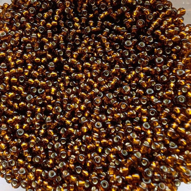 Margele preciosa alabaster solgel light brown 10/0